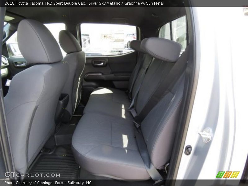Rear Seat of 2018 Tacoma TRD Sport Double Cab