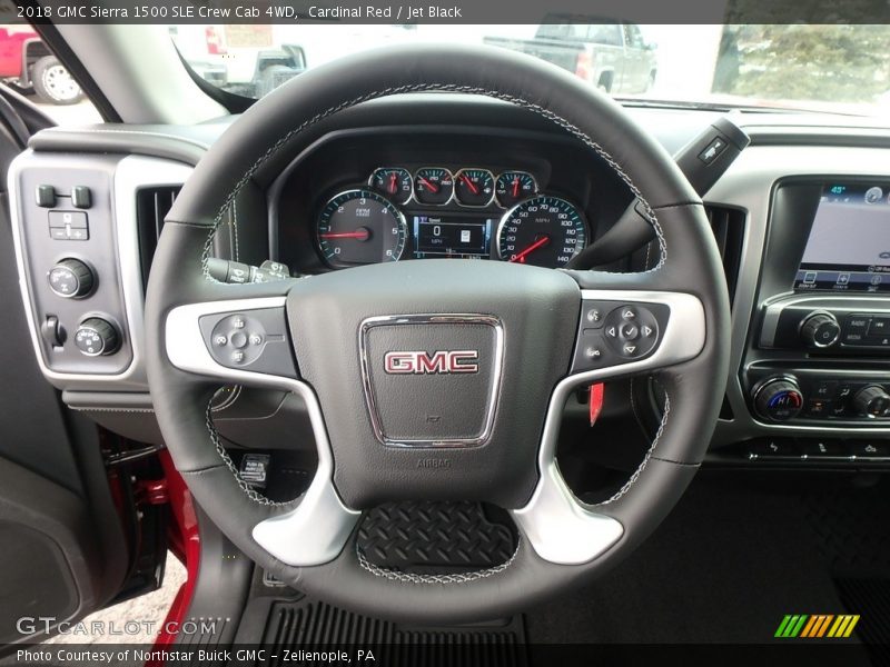  2018 Sierra 1500 SLE Crew Cab 4WD Steering Wheel