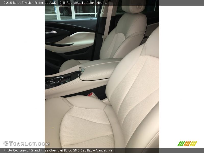 Chili Red Metallilc / Light Neutral 2018 Buick Envision Preferred AWD