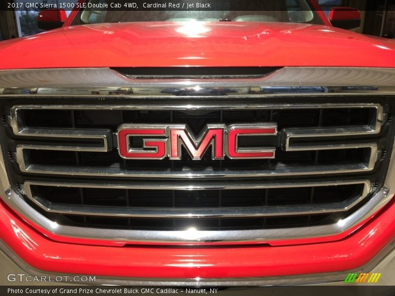 Cardinal Red / Jet Black 2017 GMC Sierra 1500 SLE Double Cab 4WD