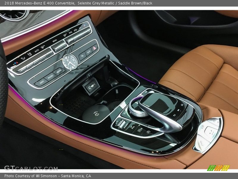 Selenite Grey Metallic / Saddle Brown/Black 2018 Mercedes-Benz E 400 Convertible