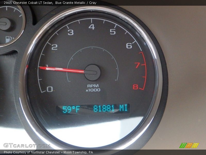 Blue Granite Metallic / Gray 2005 Chevrolet Cobalt LT Sedan