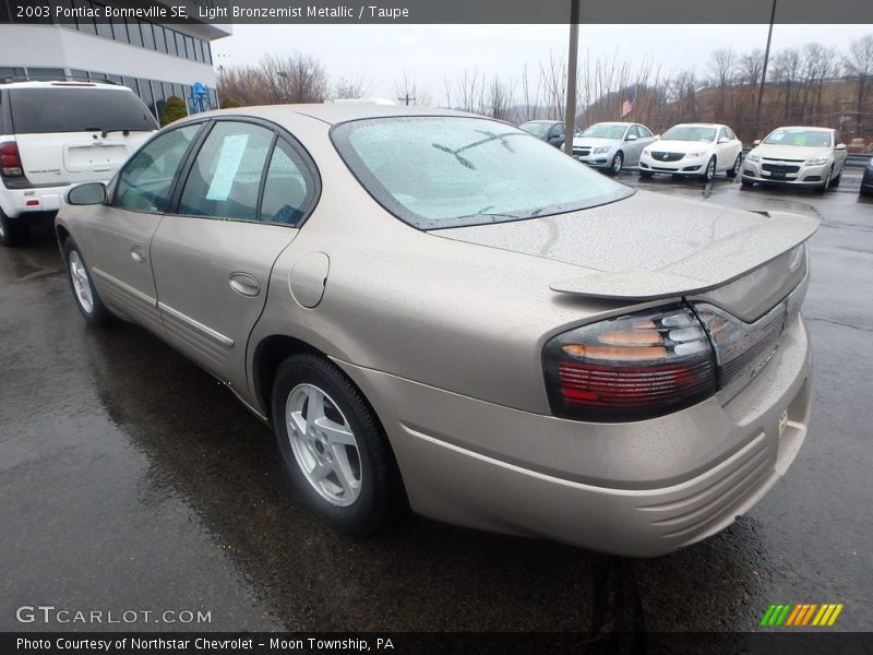 Light Bronzemist Metallic / Taupe 2003 Pontiac Bonneville SE