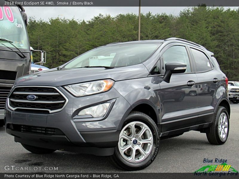 Smoke / Ebony Black 2018 Ford EcoSport SE 4WD