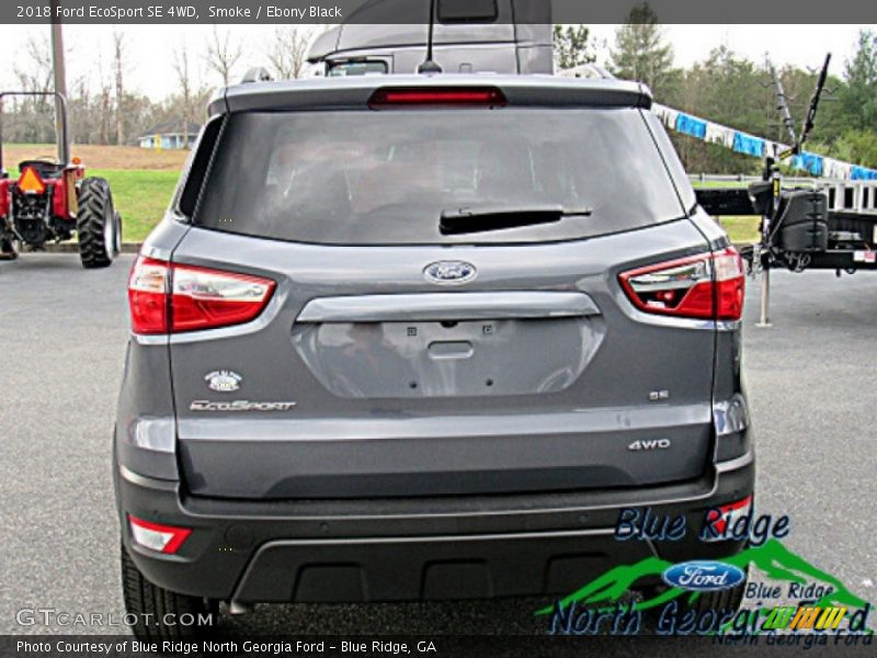 Smoke / Ebony Black 2018 Ford EcoSport SE 4WD