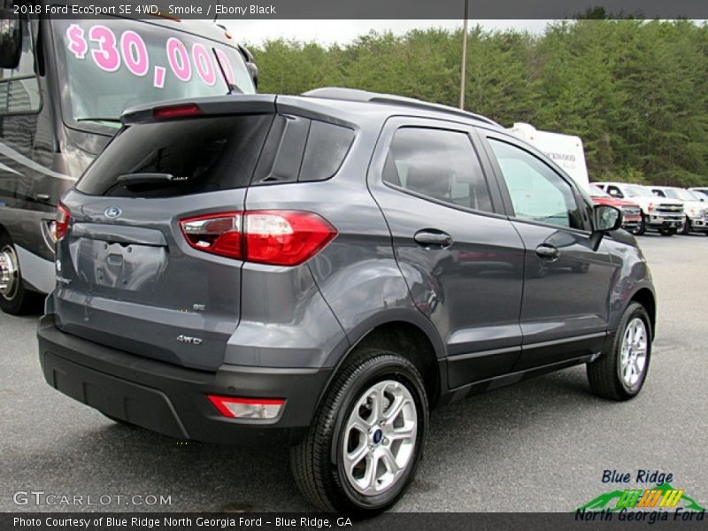Smoke / Ebony Black 2018 Ford EcoSport SE 4WD