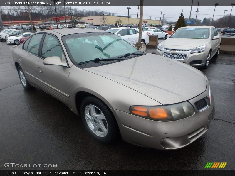 Light Bronzemist Metallic / Taupe 2003 Pontiac Bonneville SE