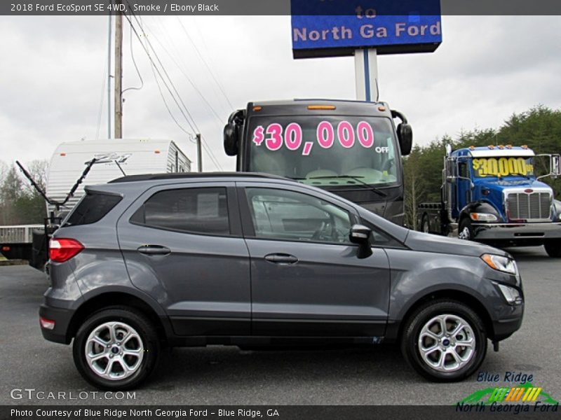 Smoke / Ebony Black 2018 Ford EcoSport SE 4WD