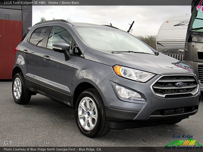 Smoke / Ebony Black 2018 Ford EcoSport SE 4WD
