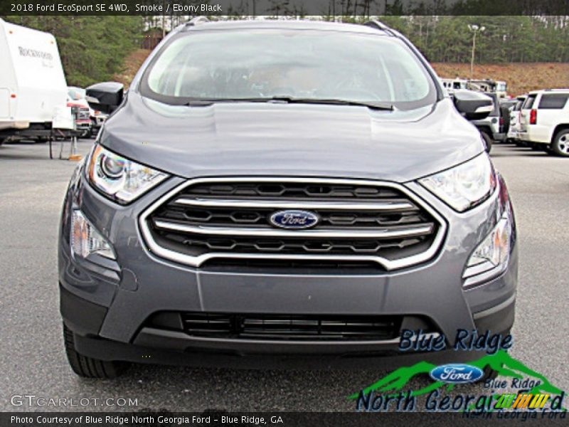 Smoke / Ebony Black 2018 Ford EcoSport SE 4WD