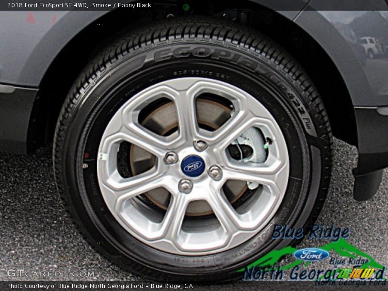 Smoke / Ebony Black 2018 Ford EcoSport SE 4WD