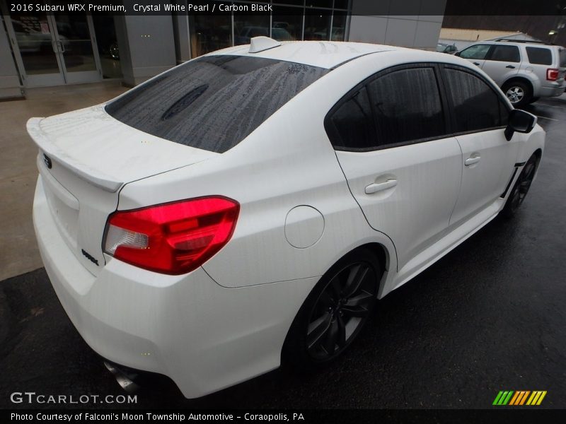 Crystal White Pearl / Carbon Black 2016 Subaru WRX Premium