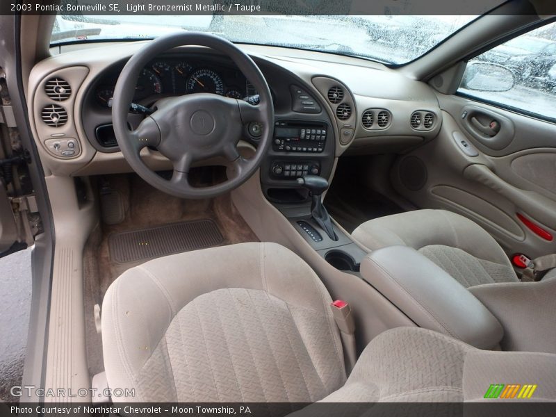 Light Bronzemist Metallic / Taupe 2003 Pontiac Bonneville SE