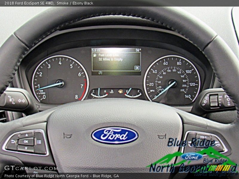 Smoke / Ebony Black 2018 Ford EcoSport SE 4WD