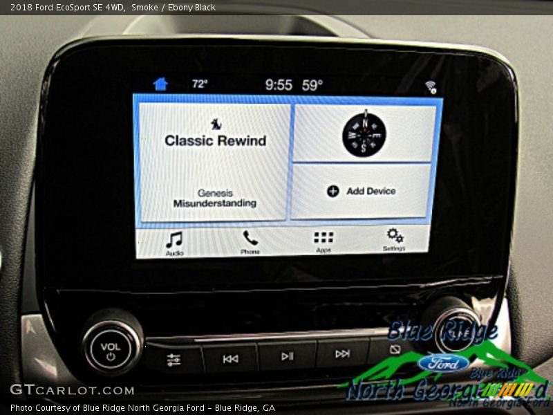 Smoke / Ebony Black 2018 Ford EcoSport SE 4WD
