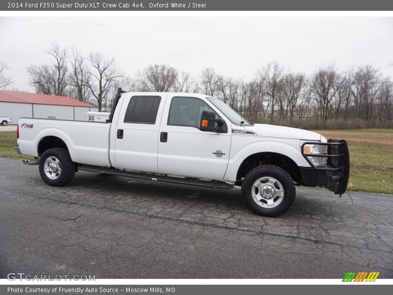 Oxford White / Steel 2014 Ford F350 Super Duty XLT Crew Cab 4x4