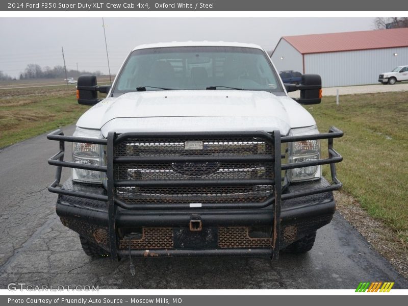 Oxford White / Steel 2014 Ford F350 Super Duty XLT Crew Cab 4x4