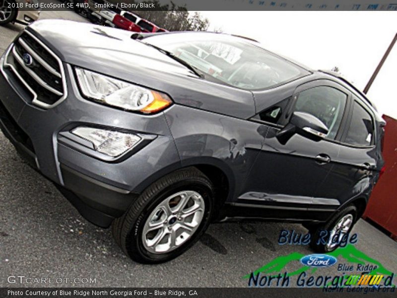 Smoke / Ebony Black 2018 Ford EcoSport SE 4WD