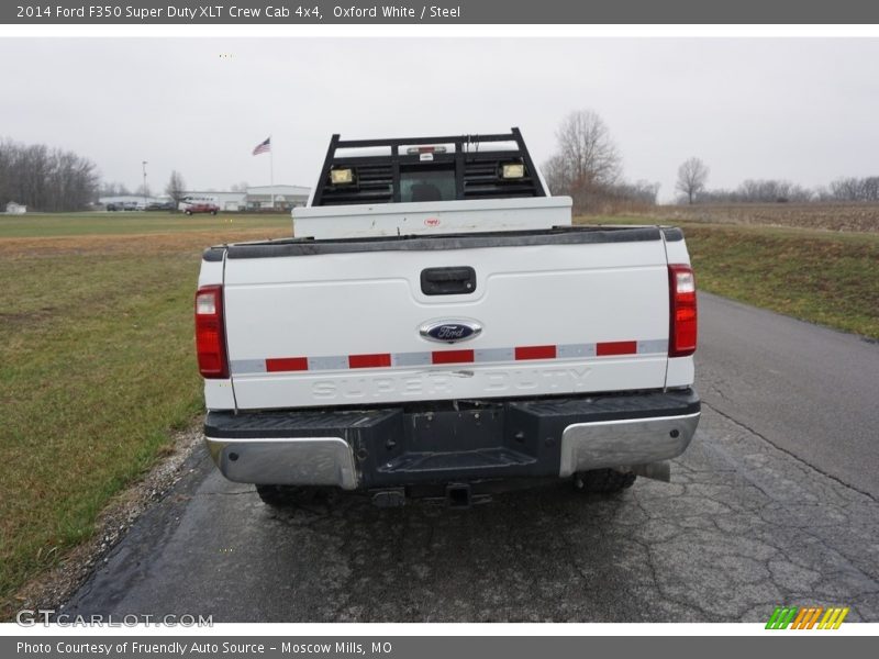 Oxford White / Steel 2014 Ford F350 Super Duty XLT Crew Cab 4x4