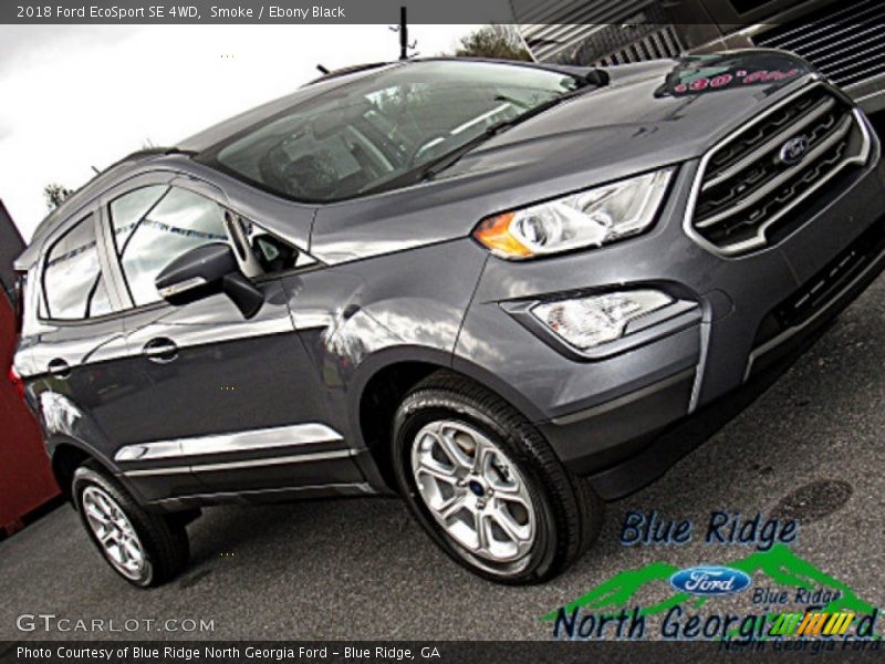 Smoke / Ebony Black 2018 Ford EcoSport SE 4WD
