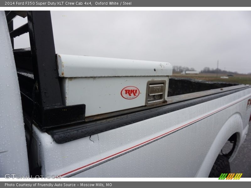Oxford White / Steel 2014 Ford F350 Super Duty XLT Crew Cab 4x4