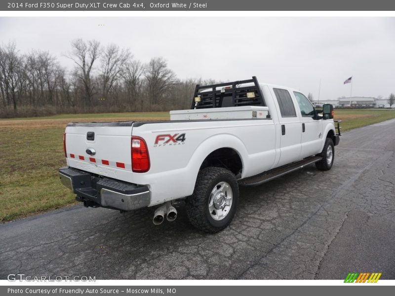Oxford White / Steel 2014 Ford F350 Super Duty XLT Crew Cab 4x4