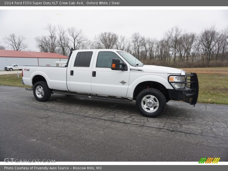Oxford White / Steel 2014 Ford F350 Super Duty XLT Crew Cab 4x4