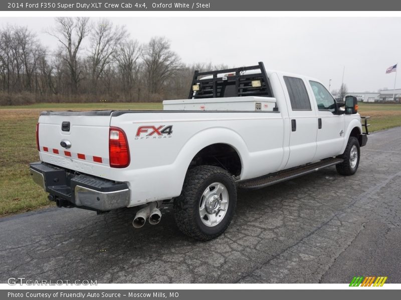 Oxford White / Steel 2014 Ford F350 Super Duty XLT Crew Cab 4x4