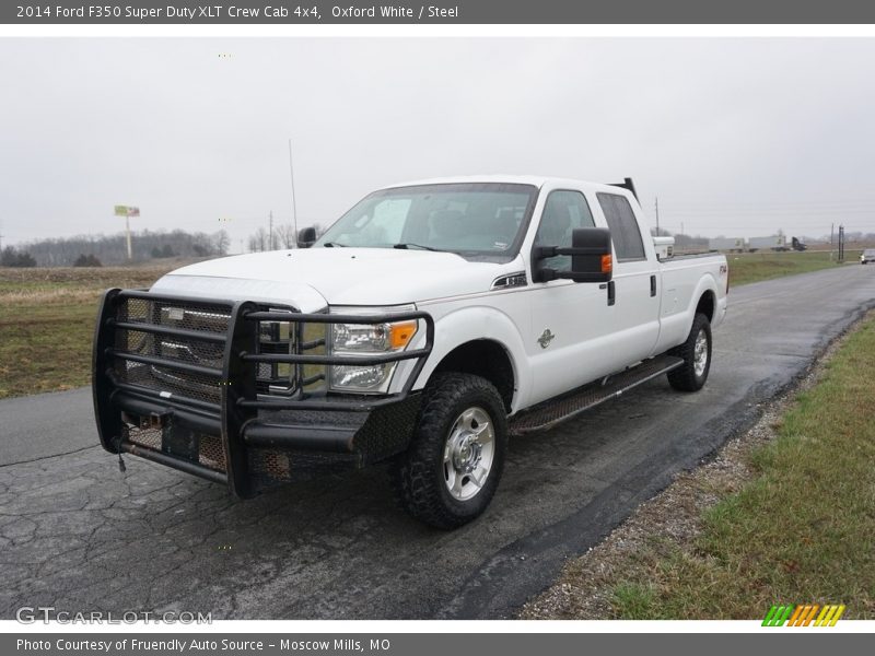 Oxford White / Steel 2014 Ford F350 Super Duty XLT Crew Cab 4x4