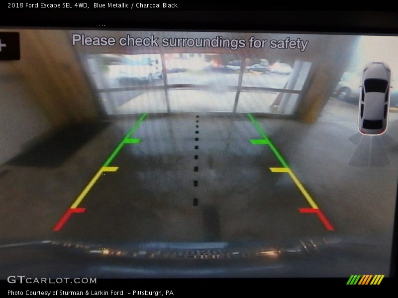 Blue Metallic / Charcoal Black 2018 Ford Escape SEL 4WD
