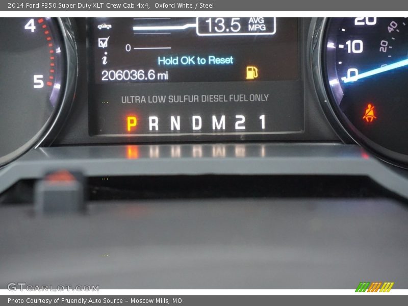 Oxford White / Steel 2014 Ford F350 Super Duty XLT Crew Cab 4x4