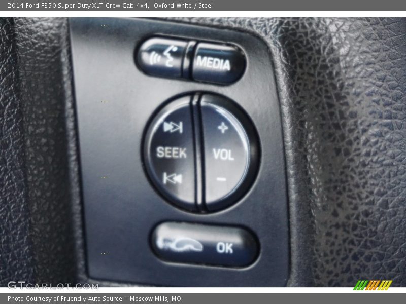 Oxford White / Steel 2014 Ford F350 Super Duty XLT Crew Cab 4x4