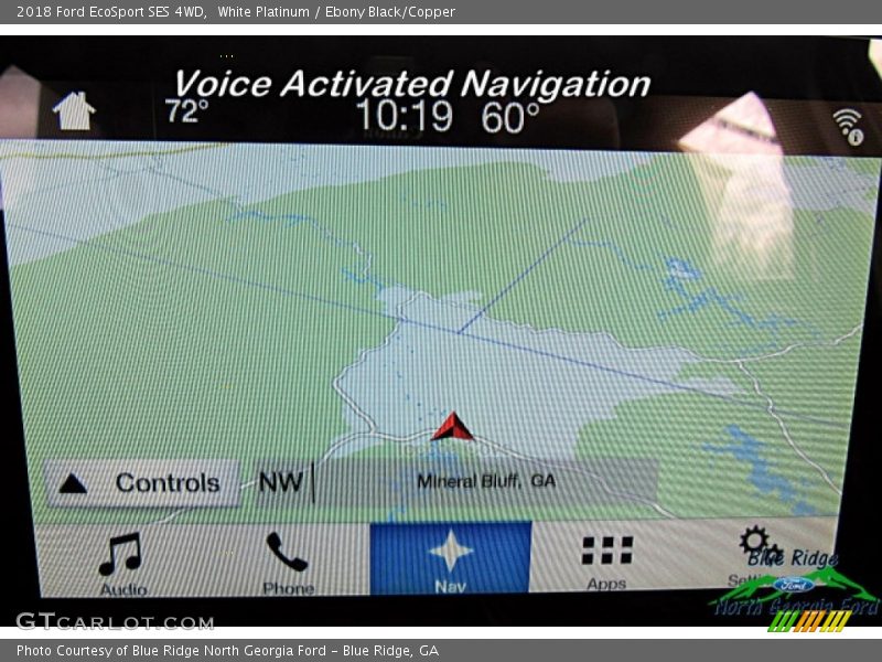 White Platinum / Ebony Black/Copper 2018 Ford EcoSport SES 4WD