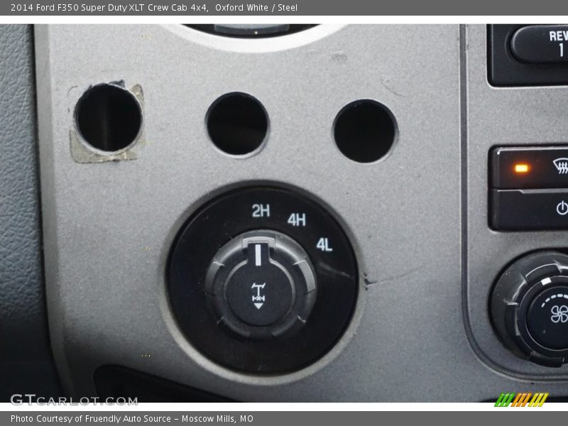 Oxford White / Steel 2014 Ford F350 Super Duty XLT Crew Cab 4x4