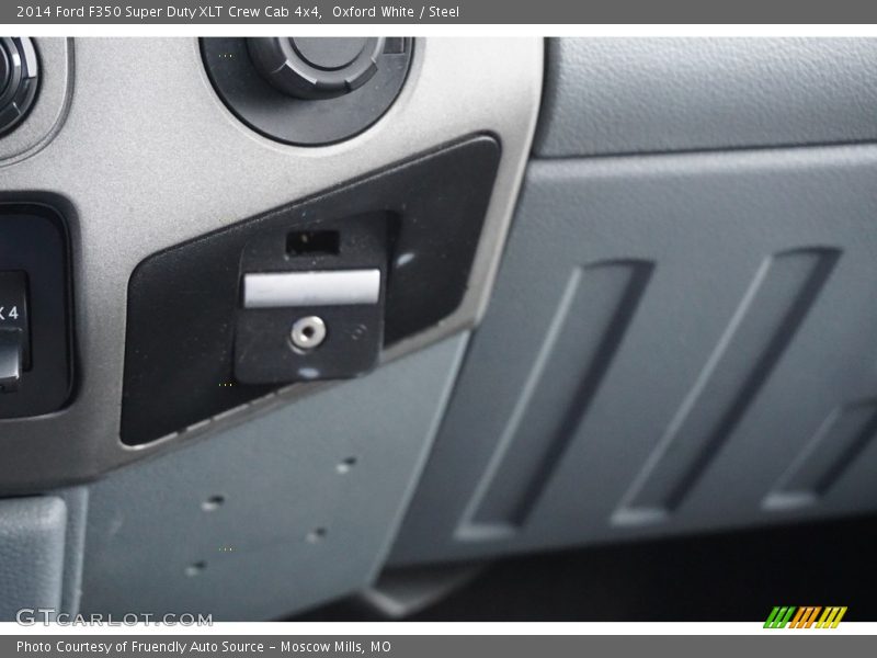 Oxford White / Steel 2014 Ford F350 Super Duty XLT Crew Cab 4x4