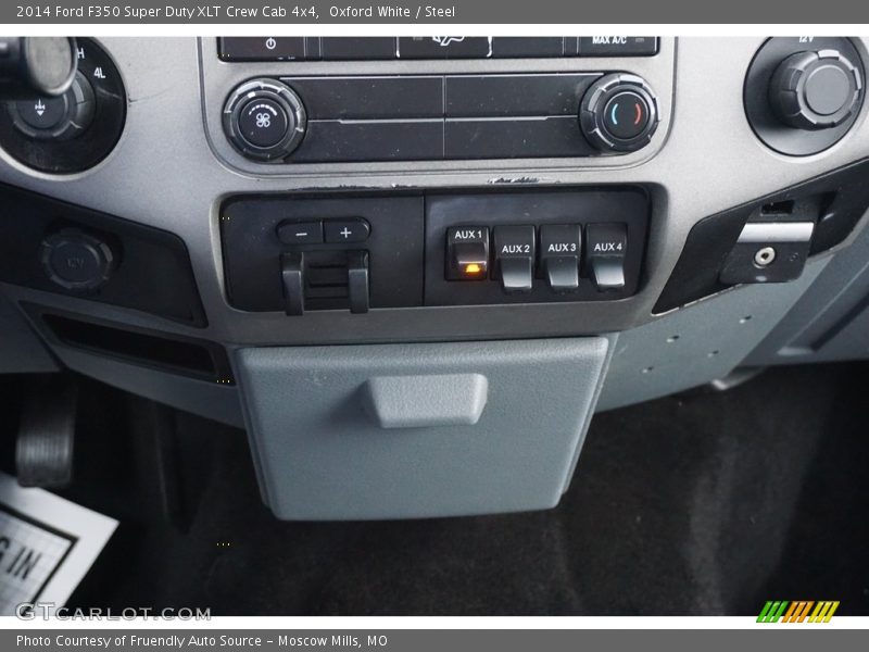 Oxford White / Steel 2014 Ford F350 Super Duty XLT Crew Cab 4x4