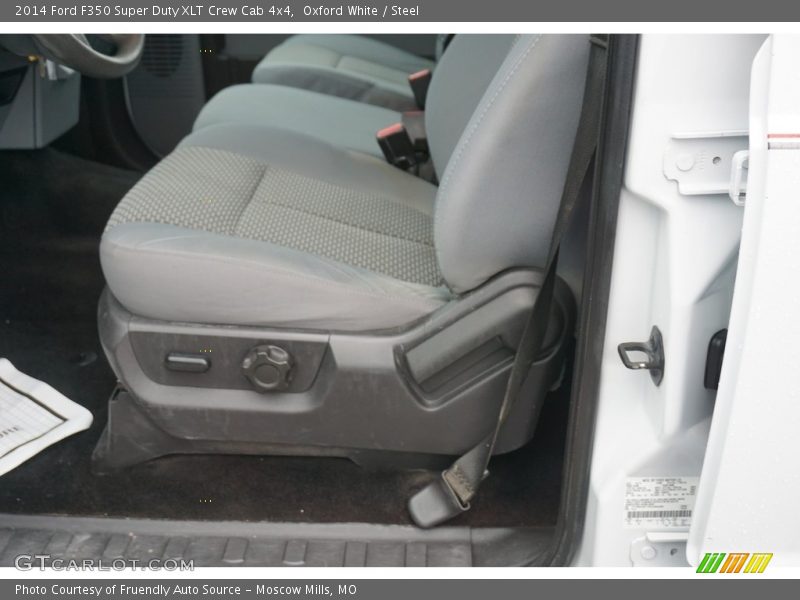 Oxford White / Steel 2014 Ford F350 Super Duty XLT Crew Cab 4x4