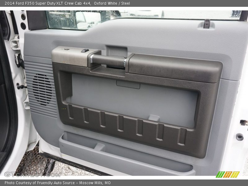 Oxford White / Steel 2014 Ford F350 Super Duty XLT Crew Cab 4x4