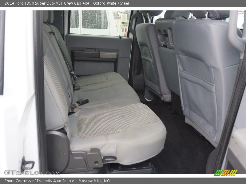 Oxford White / Steel 2014 Ford F350 Super Duty XLT Crew Cab 4x4