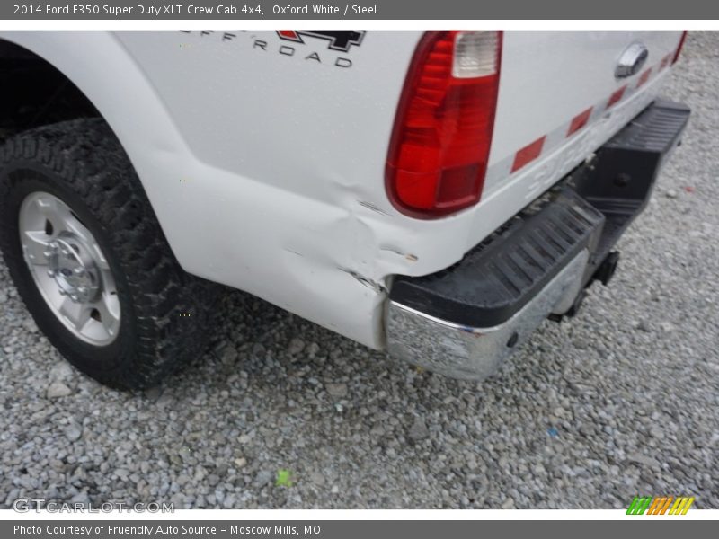 Oxford White / Steel 2014 Ford F350 Super Duty XLT Crew Cab 4x4