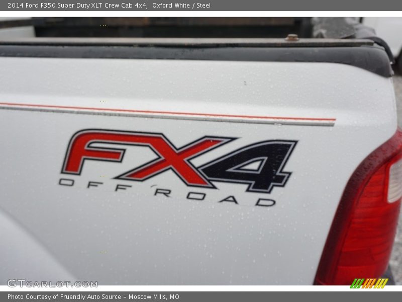 Oxford White / Steel 2014 Ford F350 Super Duty XLT Crew Cab 4x4