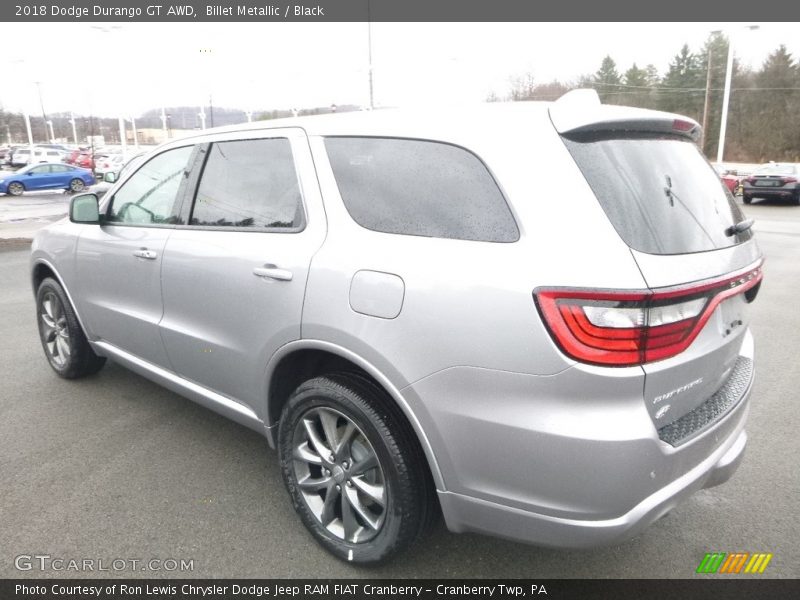 Billet Metallic / Black 2018 Dodge Durango GT AWD