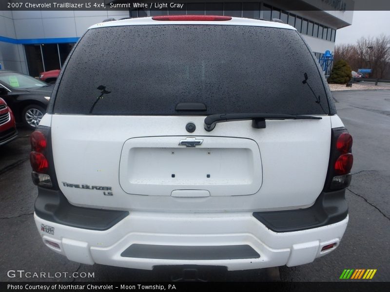 Summit White / Light Gray 2007 Chevrolet TrailBlazer LS 4x4