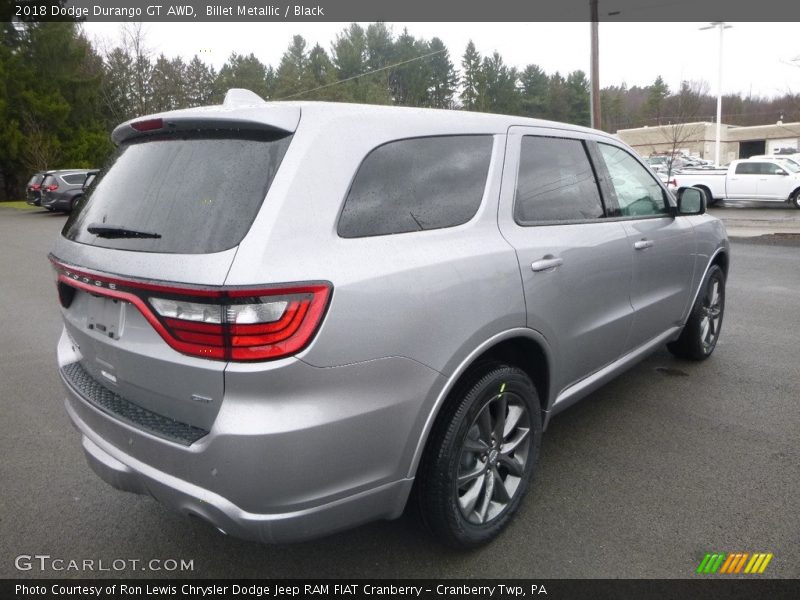 Billet Metallic / Black 2018 Dodge Durango GT AWD