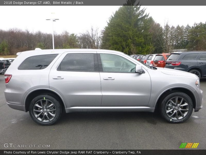 Billet Metallic / Black 2018 Dodge Durango GT AWD