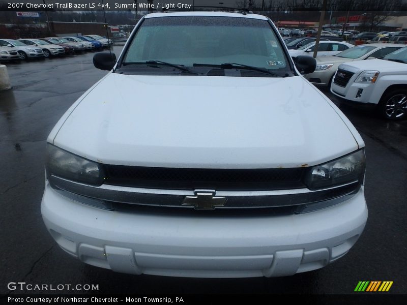 Summit White / Light Gray 2007 Chevrolet TrailBlazer LS 4x4