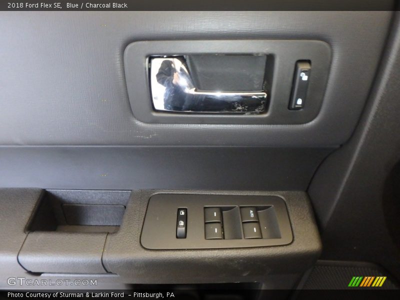 Blue / Charcoal Black 2018 Ford Flex SE