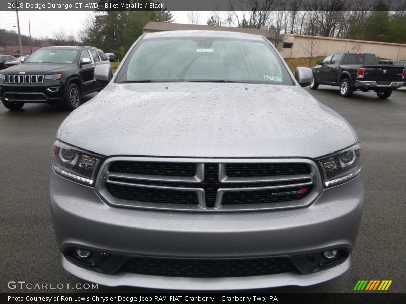 Billet Metallic / Black 2018 Dodge Durango GT AWD