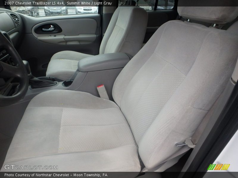 Summit White / Light Gray 2007 Chevrolet TrailBlazer LS 4x4
