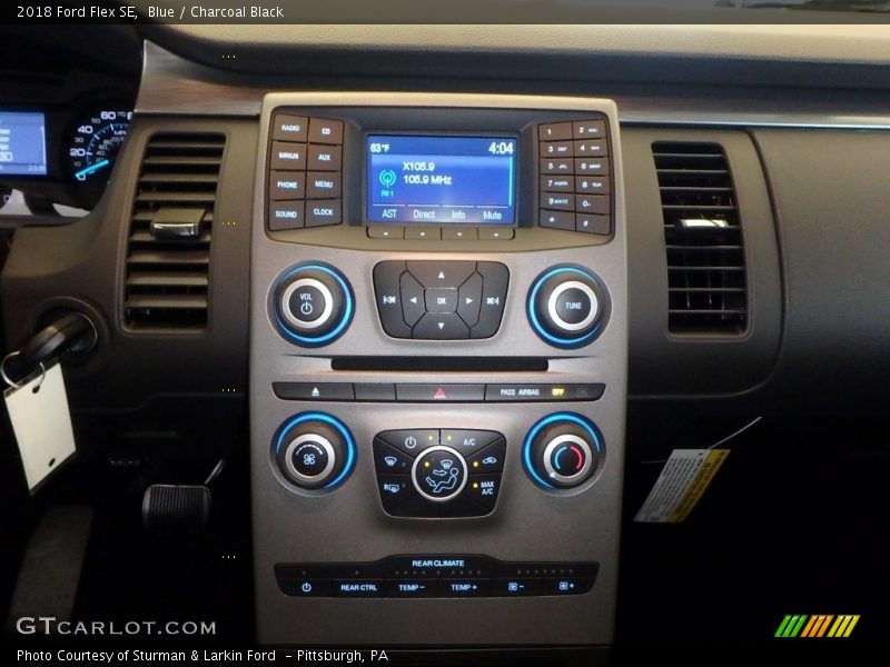 Blue / Charcoal Black 2018 Ford Flex SE
